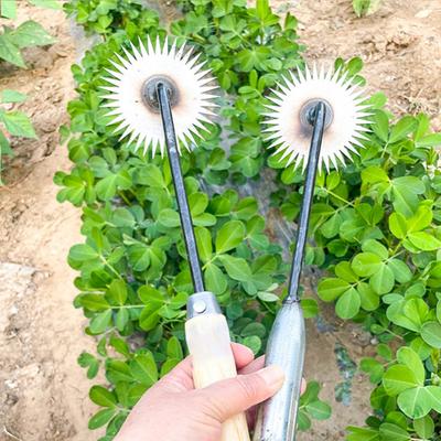 Wiedartefact Onkruidtrekker met ergonomisch handvat Scherpe tanden Roestvrij Veelzijdig ontwerp Eenvoudige bediening Ontwortelen Onkruidverwijderaar