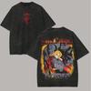 Alphonse Elric Fullmetal Alchemist Grafische Print T-shirt Mannen Vrouwen Ronde Hals Katoen Vintage Gewassen Zomer Nieuw T-shirt Los Casual Oversized Harajuku Mode