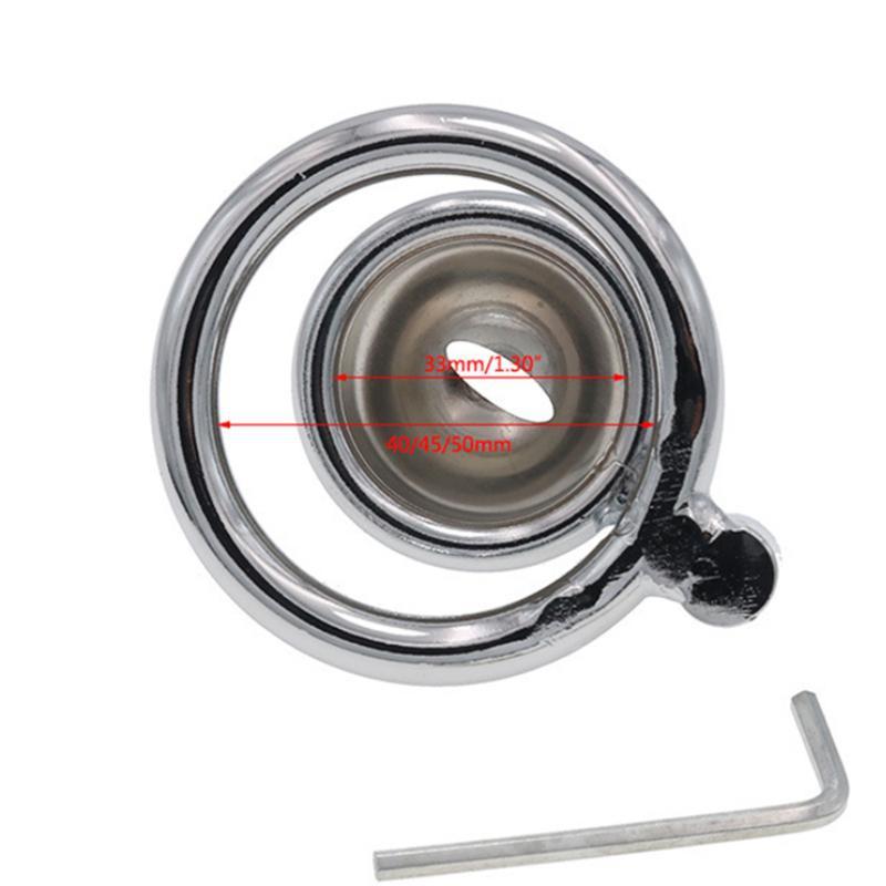 Stainless Steel Male Chastity LOCK Super Small Cock Cage