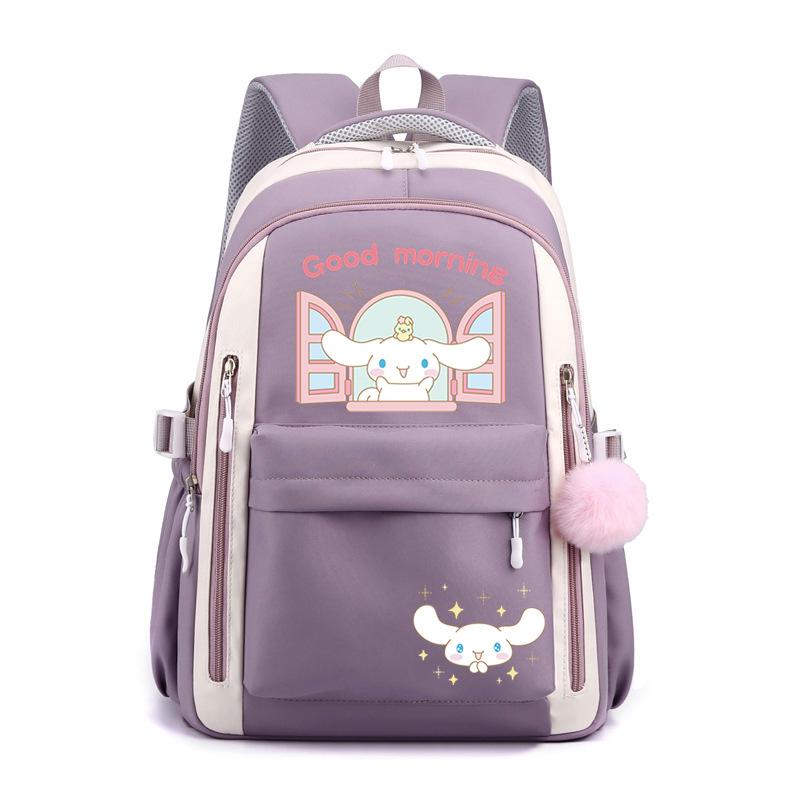 

Puppy print college style backpack student casual schoolbag large capacity student schoolbag average size