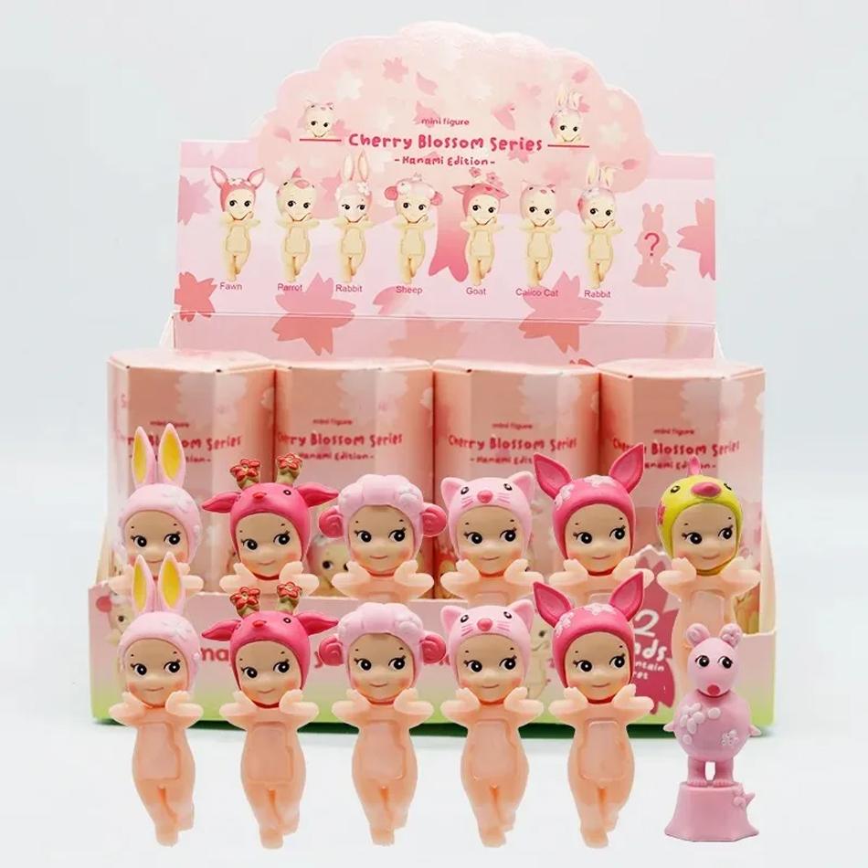 / New  Selling S Angels Cherry Blossom Series Anime Figures Ornaments Dolls Fans Children Birthday Gift Random