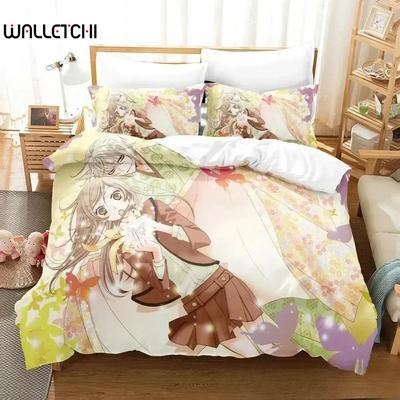 Fashion 3D Printing Anime Kamisama Kiss Tomoe Bedding Set Boys Girls Twin Queen King Size Duvet Cover Pillowcase Bed Boys Adult