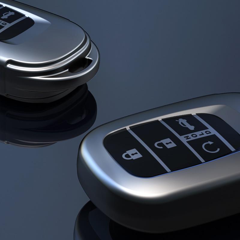 Fashion Car Key Case Cover For Honda Civic Accord Hr-V Cr-V Crv   4 5 Buttons Auto Shell Fob Holder Car Accessories