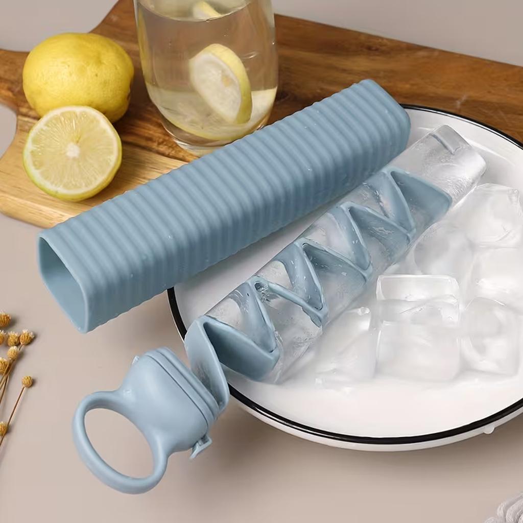 1Pc Pull-Out Ice Tray Creative DIY Assembly Ice Cube Mold for Home Use, Ice Mold, Ice Tray, Ice Maker, Long Strip Ice Tray, Silicone Ice Tray