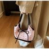 Korean Style Bow Underarm Handbag - 2025 Fashionable Women's Casual Shoulder Bag