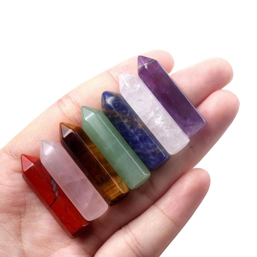 7 Stück/Set Naturkristall-Heilstein-Set, Chakra-Balance-Stein, spirituelle Astrologie, Yoga, Energie, Reiki, Heilkristall, dekorative Dekoration, Geschenke