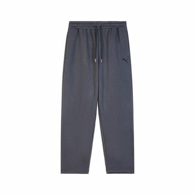 Logo Straight Loose Breathable Lace-Up Knitted Sports Pants Men Bottoms 693545-44