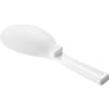 Yamazaki Tower Magnetic Rice Scoop with Adhesive Film Sheet White 10954, Non-Stick Rice Paddle Spoon Kitchen Organizer