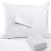 10 Pcs 100% Cotton White Color Bed Pillow Cover, Envelope Closure Pillow Case, Pillow Cover, Super Soft