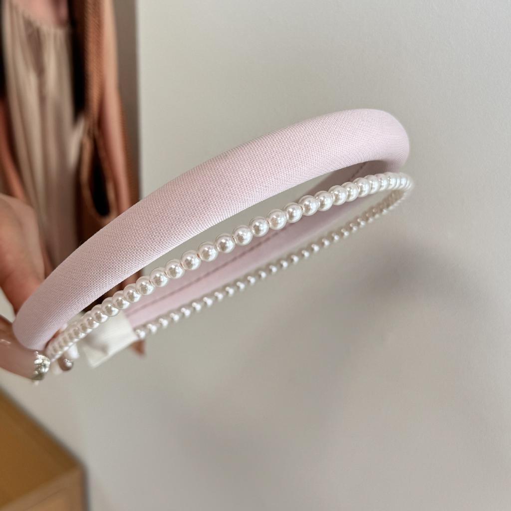 Hair Band Accessories for Women Girl Headband Yoga Korean Sweets Popular Leading Fashion Makeup Hoop Kpop Pearl Vintage Designer