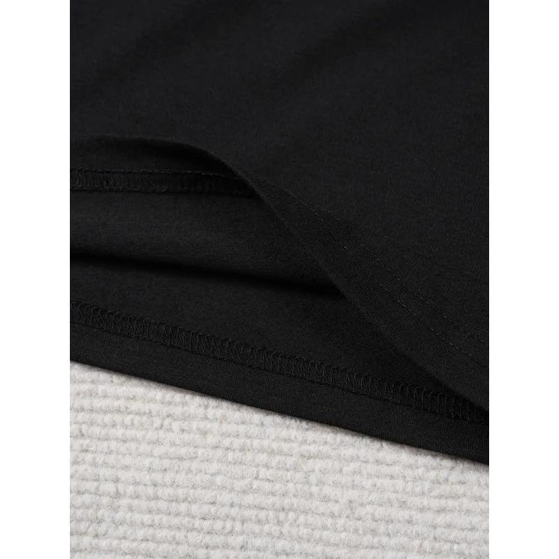 Rozmiar europejski Duża część mojego serca mieszka w niebie i jest to moja mama." Okrągły dekolt casualowa sezonowa uniwersalna koszulka