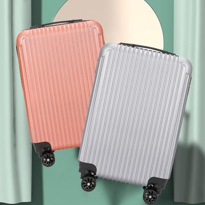 20-inch Unisex Travel Suitcase with Printed LOGO, Spinner Wheels, Carry-on Luggage for Adults & Students