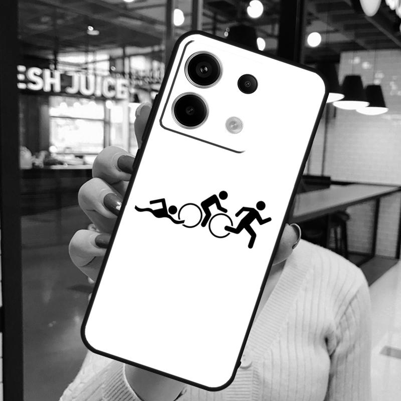 Triathlon Tri Life Case For Xiaomi Redmi Note 12 11 9 10 13 Pro Plus 12S 11S 10S 9S Redmi 13 10C 12C 13C Cover