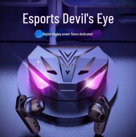 Cross-border E-sports Bluetooth In-ear Gaming Headset with Intelligent Power Display and Long Battery Life.