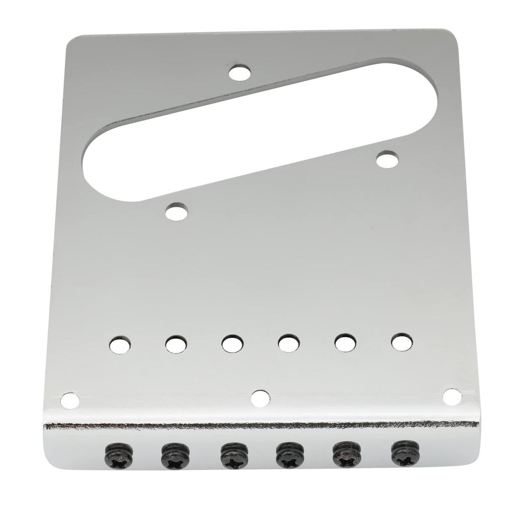 Wilkinson WOT03 10.5mm Telecaster Bridge with Modern 6-Way Saddles for American Standard Tele TL Electric Guitars, Chrome