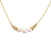 Necklace Gold K18 Yellow gold/Akoya Pearl Women