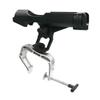 Fishing Rod Holder Quick Installation Clamps Mount Stand Fishing Gear Accessory Aluminum Lock Rod Device Rod Bracket