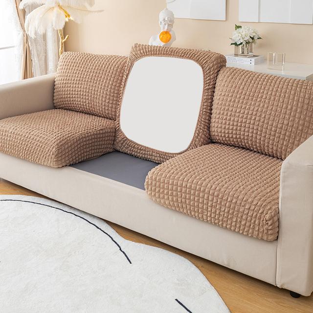 Bubbles Pattern Sofa Seat Cushion Cover For Living Room Stretch Couch Cover Furniture Protector Corner L -Shape