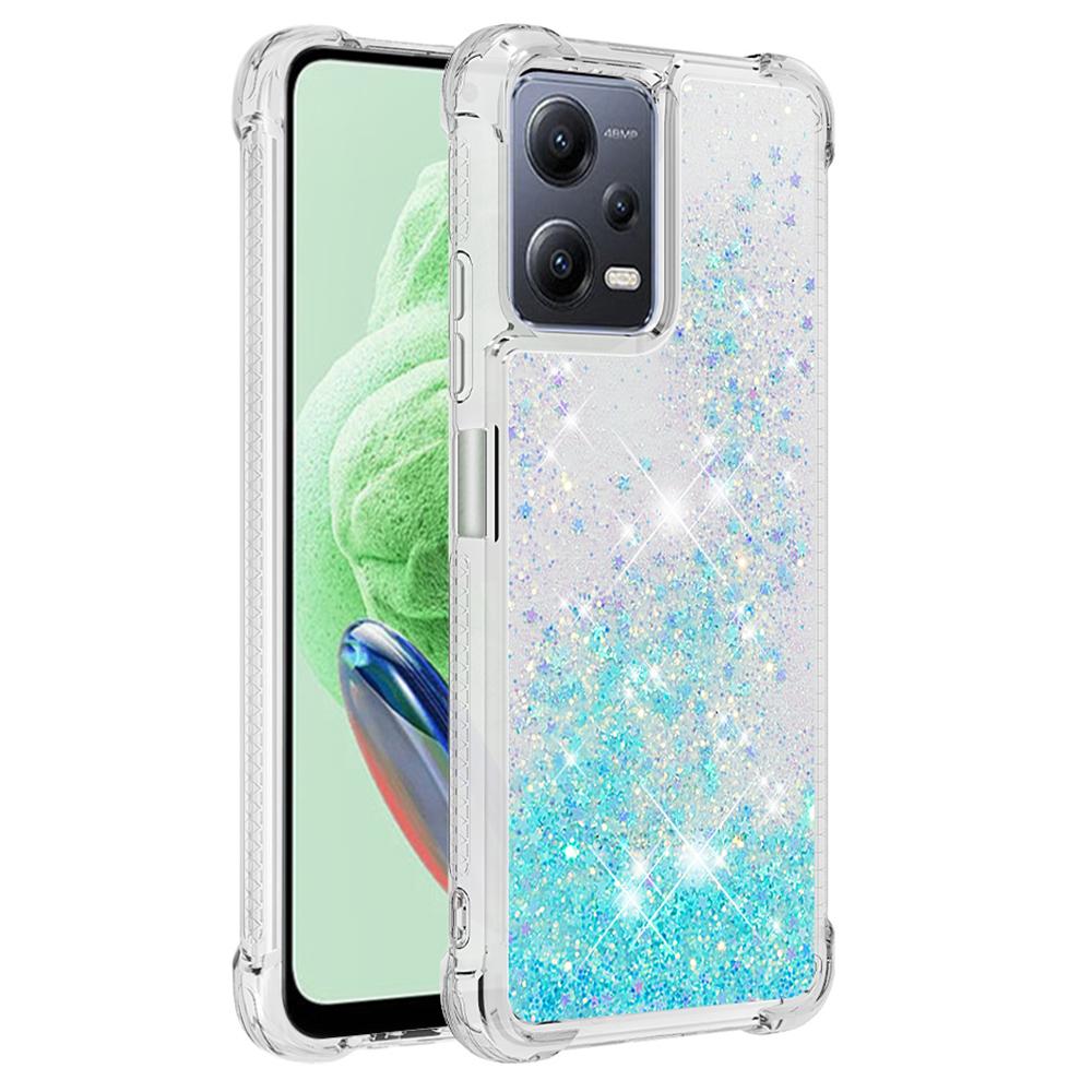 For Xiaomi Redmi Note 12 5G (Global)/(India)/(China)/Poco X5 5G TPU Case Glitter Quicksand Shockproof Phone Back Cover