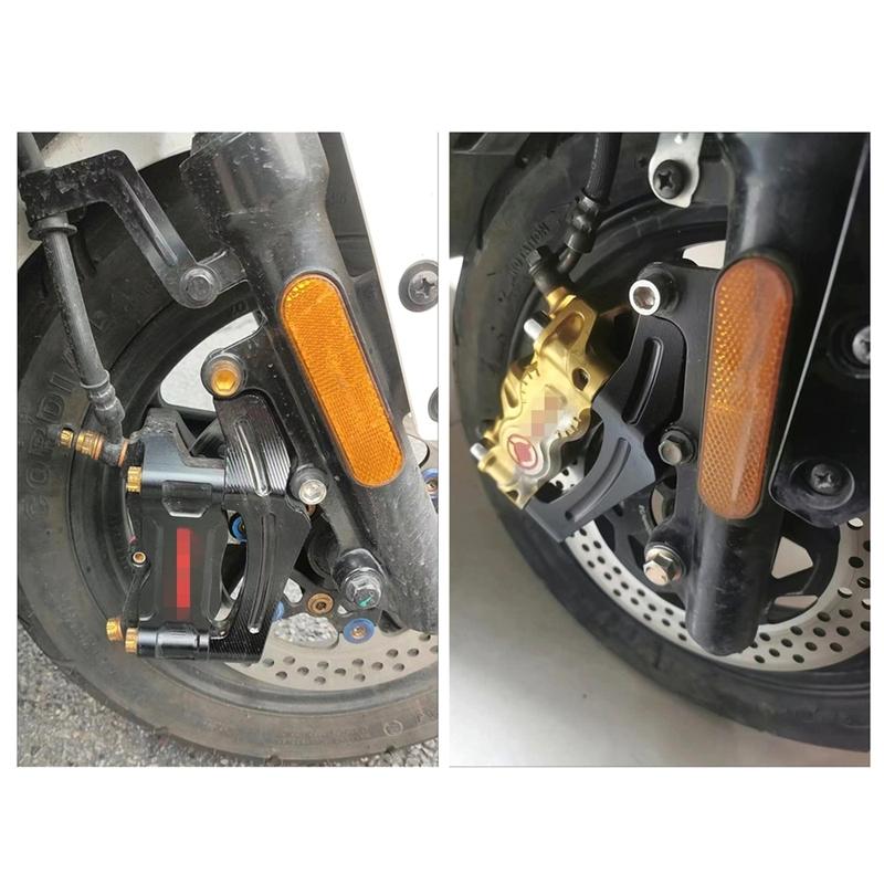 70/100mm Motorcycle Front Shock Brake Caliper Bracket Adapter For GP4 100mm Brake Caliper 220/245mm Disc For Niu N1 N1S CYGNUS-Z