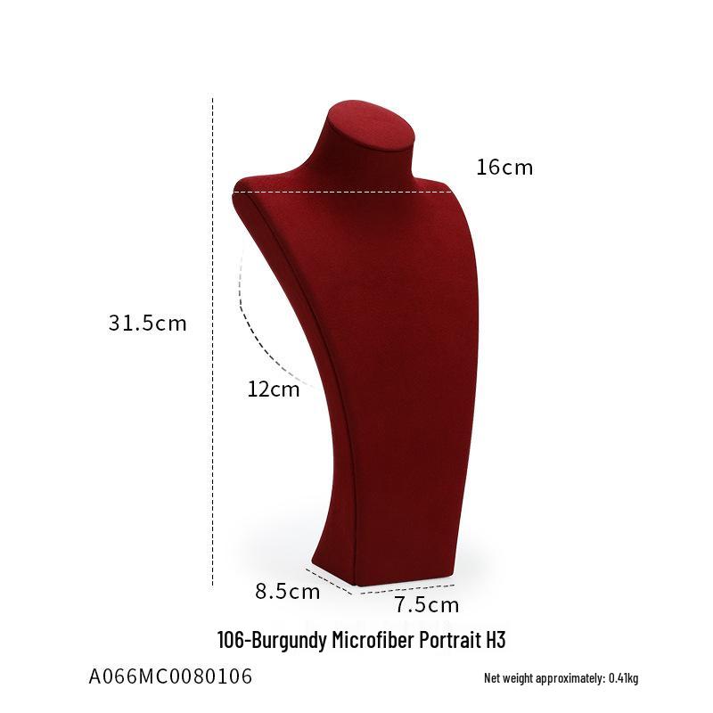 Weiyuanpeng Ultra-fiber Mannequin Necklace Display Stand