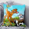 1Pc Animated B-Bambi Fairy Tale Pillow Case Square Pillow Bedroomsofaleisurecomfortcushion Car Living Room Home Decoration 40X40