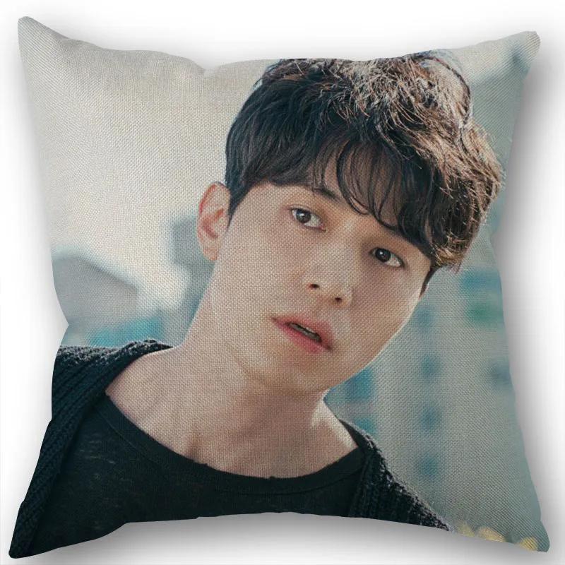 Nice Lee Dong Wook KPOP Pillowcase Cotton Linen Fabric Square Zipper Pillowcase New 45X45cm Wedding Decorative Pillow Cover 1210