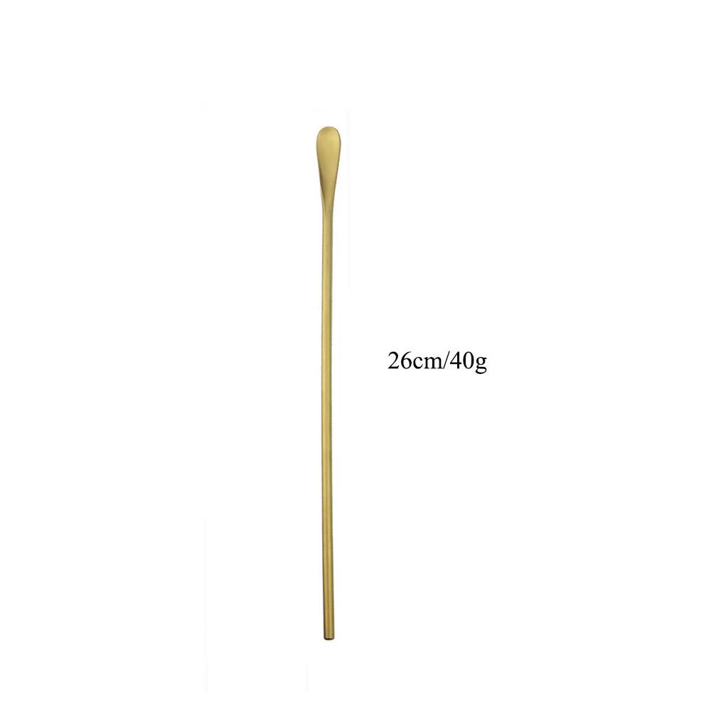 Barevná nerezová ocel Míchadlo na kávu Míchačka na nápoje Koktejl Drink Swizzle Tyčinka Ovocná šťáva Míchací lžička mléka