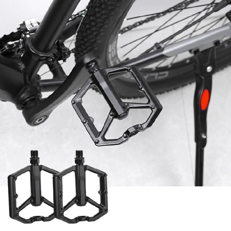 2 Bearings Wide Flat Cycling Pedals Nonslip Road Bicycles Pedals Aluminum Alloy Mountain Bicycles Pedals Enduring