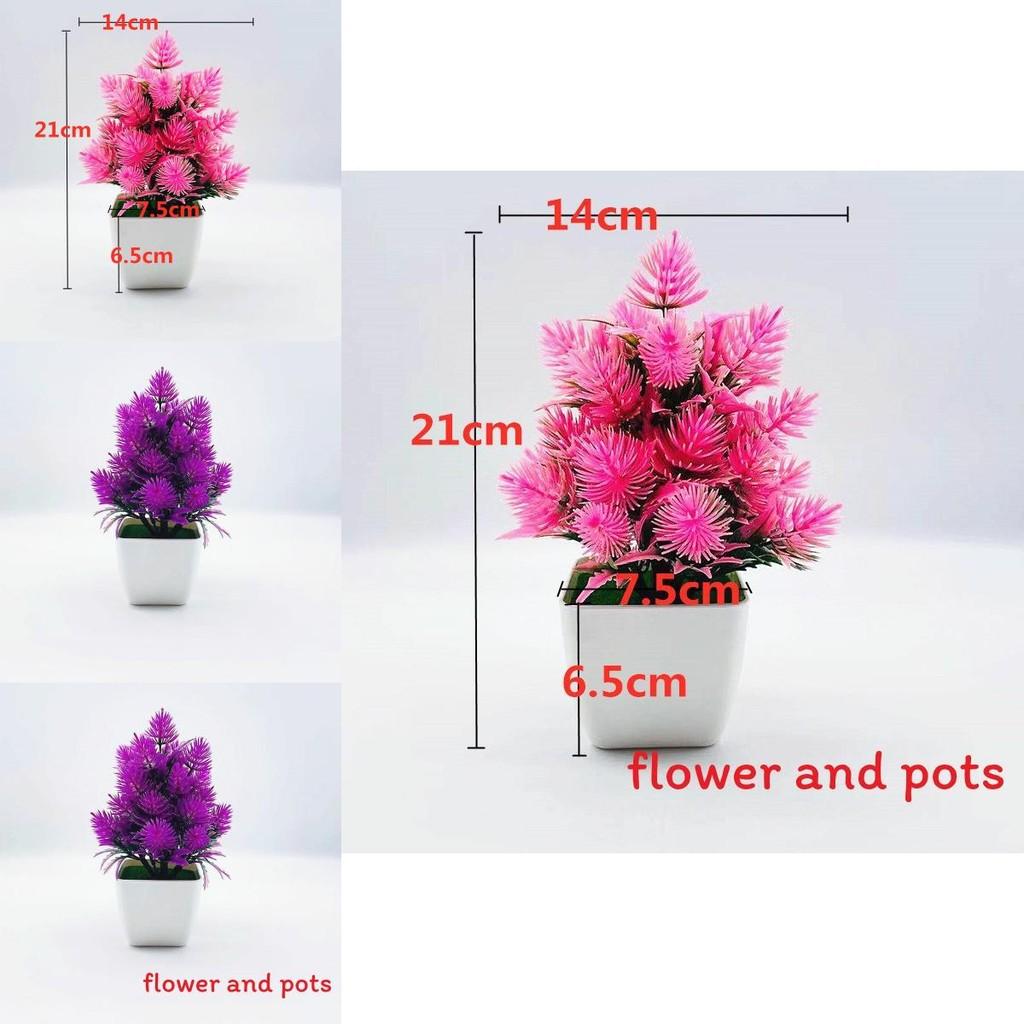 Faux Greenery With Pine Needles Detail For Living Room Desktop Decor And Gift Presentations