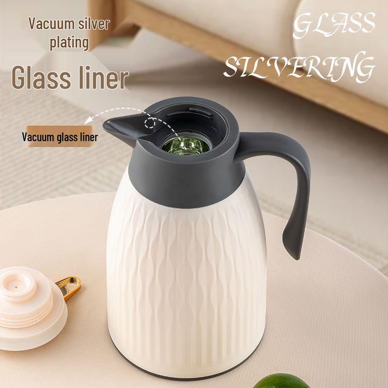 Large Capacity Insulated Thermos with Glass Liner – Ideal for Home and Dorm Use