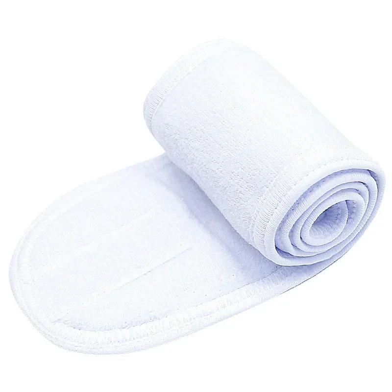 Adjustable Head Band Women Spa Wide Hairband Yoga Bath Shower Makeup Wash Face Cosmetic Headband Soft Toweling Hair Accessories