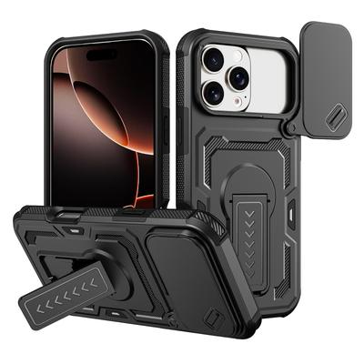 Military Grade Armor Phone Case for Iphone 17 Pro Max Air 16 Pro Plus Iphone16 Iphone17 Kickstand Cover