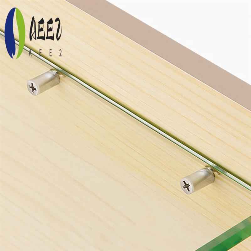 

AEE2-100PCS Fixed Support Self-Tapping Cross-Screw, Wardrobe Cabinet Glass Partition Nails Cross, With Rubber Sleeve серебряный