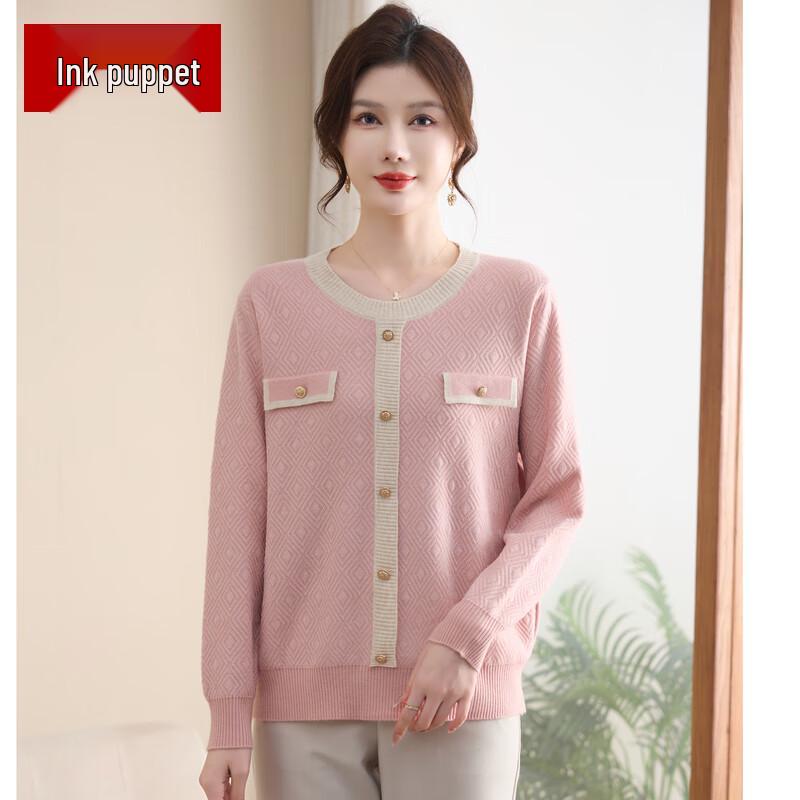 

Женский элегантный вязаный свитер свободного кроя XL