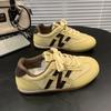 Retro Color Matching German Training Shoes Women's 2025 Summer New Soft Sole Light and Comfortable Casual Versatile Sports Forrest Gump Shoes