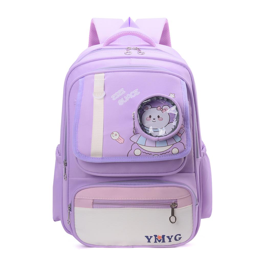 Schoolbag1011 New Korean Version of Children's Primary School Schoolbag Boys and Girls Grades 1-1 Light Large Capacity Cute Backpack