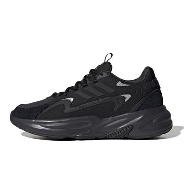 Ozwave Sapatos de Corrida Confortáveis Versáteis de Cano Baixo Tênis Unissex Preto IE6056