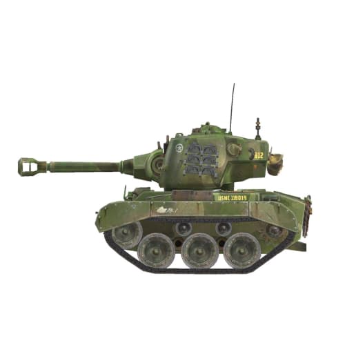 Meng Model World War Toons Series American Heavy Tank M26 Pershing Plastic Model MWWT010