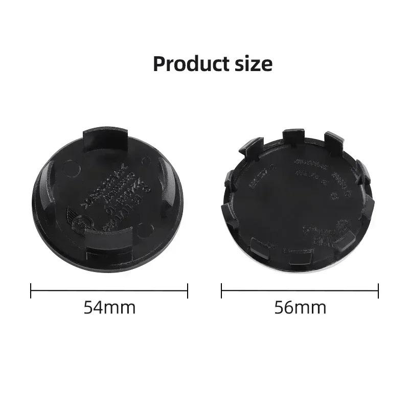 4pcs 54mm 56mm For Mini Cooper One S JCW R53 R55 R56 R57 R60 F55 F56 Car Wheel Center Hub Cap Badge Emblem Sticker
