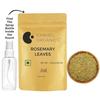 CARMEL ORGANICS Rosmarinblätter (100 Gramm) Mit Sprühflasche | Nützlich für Haarwachstum, Kräutertee und Kochen | Natürlich | Ohne zugesetzte Konservierungsstoffe