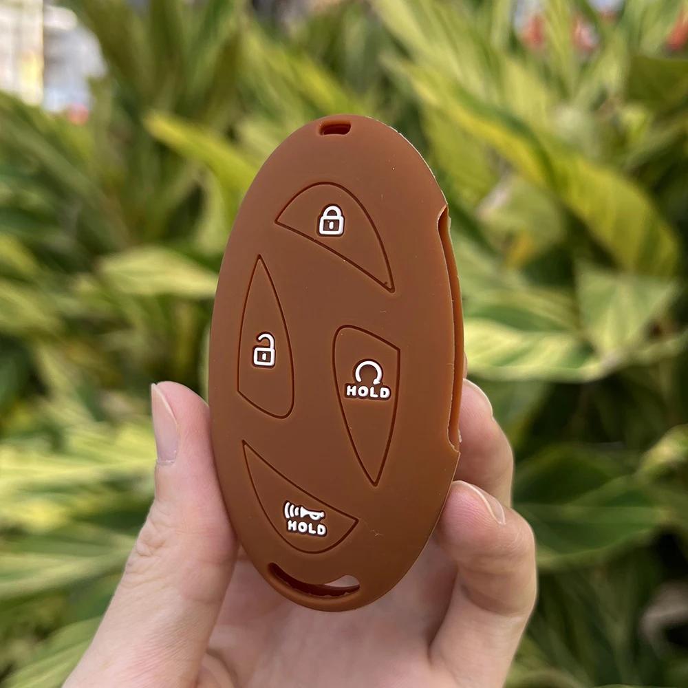 Shell Fob Holder for New Kona SX2 For Hyundai IONIQ 6 New Grand Prix GN7 Silicone Car Key Case Key Cover Accessories