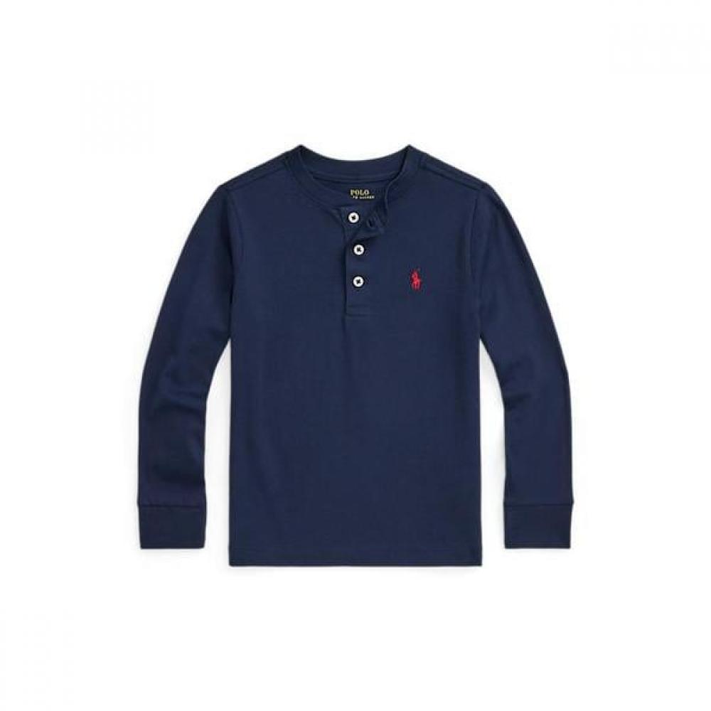 Polo Kids Boys 2 7 Years Old Cotton Jersey Henley Shirt  Cwpoknib8021400410 2