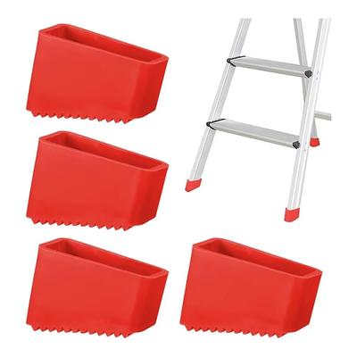 1/4Pcs Durable Non-slip Step Ladder Pad Rubber Insulating Feet Covers Foot Sleeve Chair Replacement
