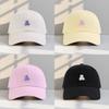 Love Heart Bear Embroidered Baseball Cap With Wide Brim Sunshade For Women Summer 2025