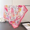 Luxury Fashion 70cm Square Scarves Women's Silk Scarf Spring and Summer Bandana Small Neckties Hairbands Foulard Shawl