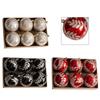 8cm Christmas Ball Kit Hanging Ball Christmas Tree Decoration Pendant Christmas Tree Balls Pendant New Year Party Decorations