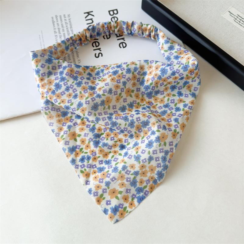 

Assorted Floral Print Bandana Headband Elastic Back Hair Scarf Bohemian Style Headwrap Colorful Summer Hair Decor For Women
