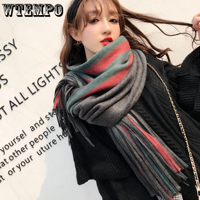 Scarf for Women Plaid Scarves Winter Warm Oversized Pashmina Tartan Scarves
