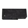 Wallet Phone Case Magnetic Closure Flip Phone Cover with Card Holder Built In Kickstand for Galaxy S21 Ultra Black